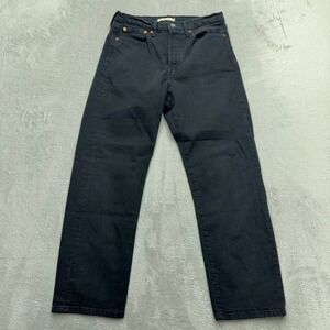 Levi's Jeans Womens 28 Black Wedgie Straight Premium High Rise Denim